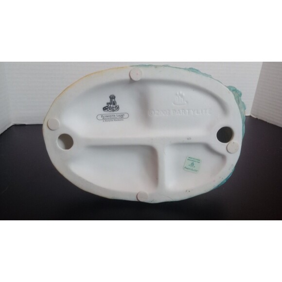 2003 PARTY LITE EXCLUSIVE "PLYMOUTH LIGHT" PORCELAIN CANDLE HOLDER - Picture 5 of 5